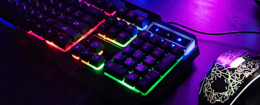 Mechanical Feeling Gaming Computer Keyboard mouse set